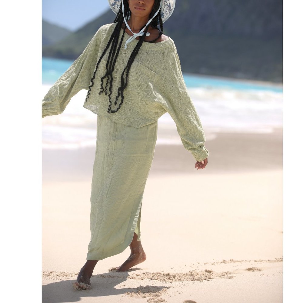 Free People Easy Weekend Set / Luna Moth sz Medium